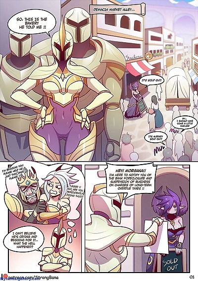 Comic Shemale Uniform Blowjob - League of Legends shemale Hentai and XXX shemale LoL Comics - Page 1